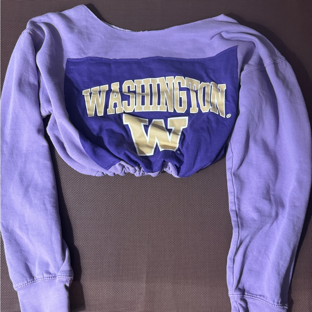Washington Huskies cropped vintage sweatshirt